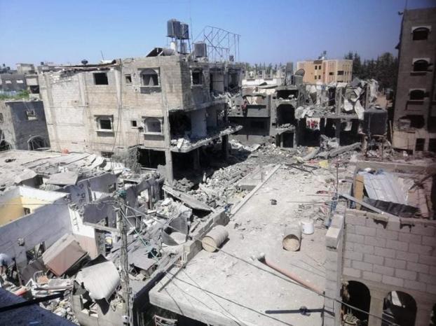 قصف منازل المواطنين في غزة