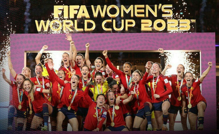 إسبانيا تفوز بكأس العالم للسيدات للمرة الأولي في تاريخها 