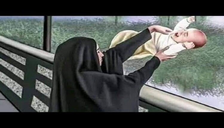 الإعدام شنقا للمرأة التي رمت طفليها في النهر