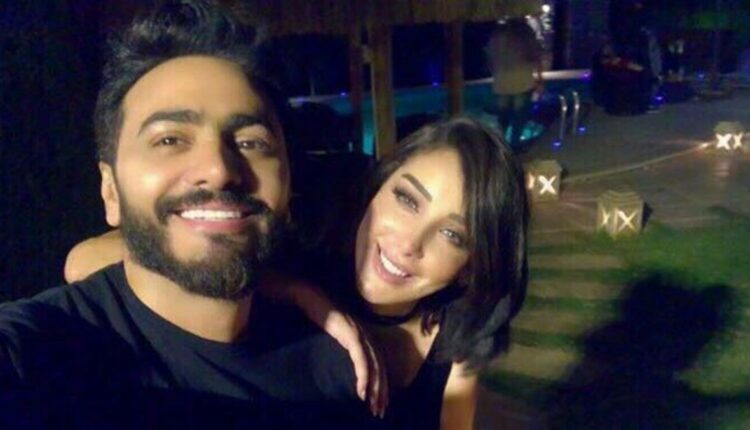 تامر حسني وبسمة بوسيل