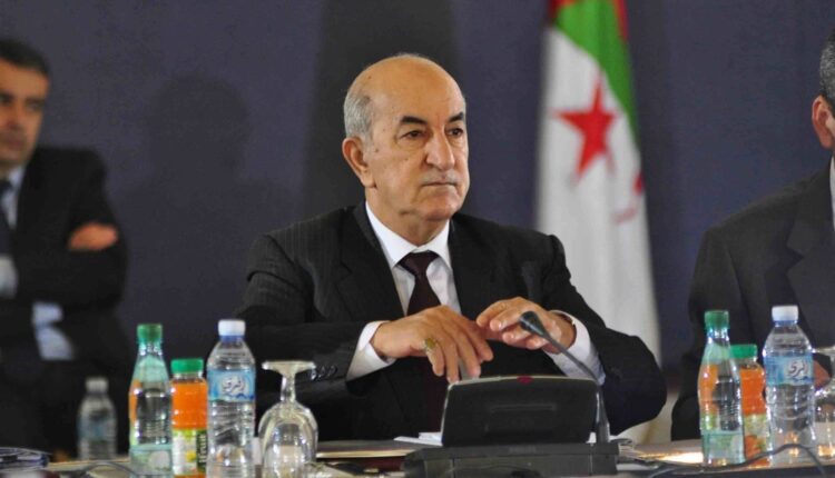 الرئيس الجزائري عبدالمجيد تبون