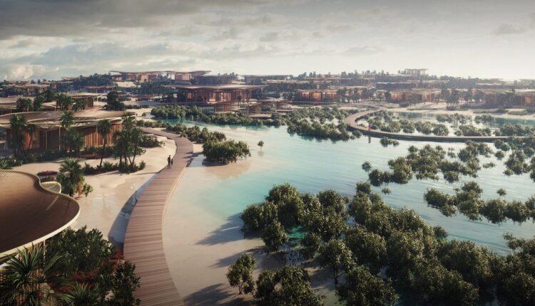تصميم جزيرة سياحية في البحر الأحمر