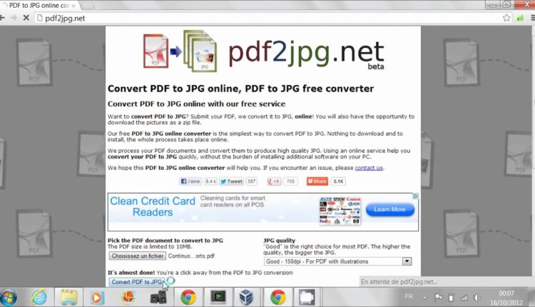 تحويل ملف pdf الى jpg