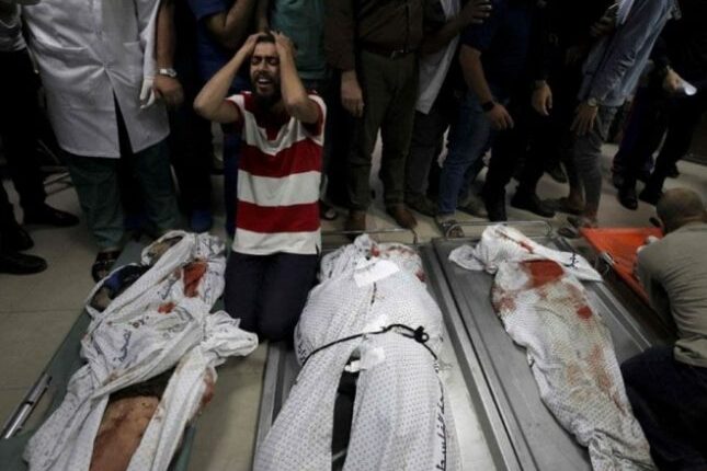 10 جثث من عائلة واحدة توفوا خلال القصف الإسرائيلي على غزة