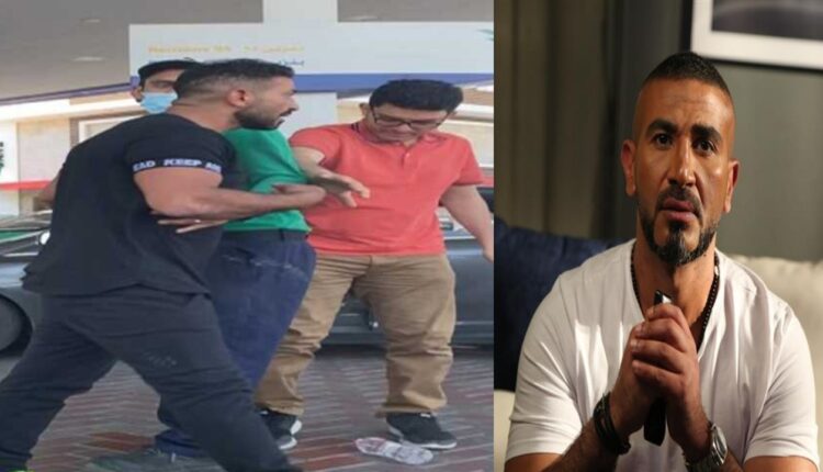 أحمد سعد يعتدي على شاب