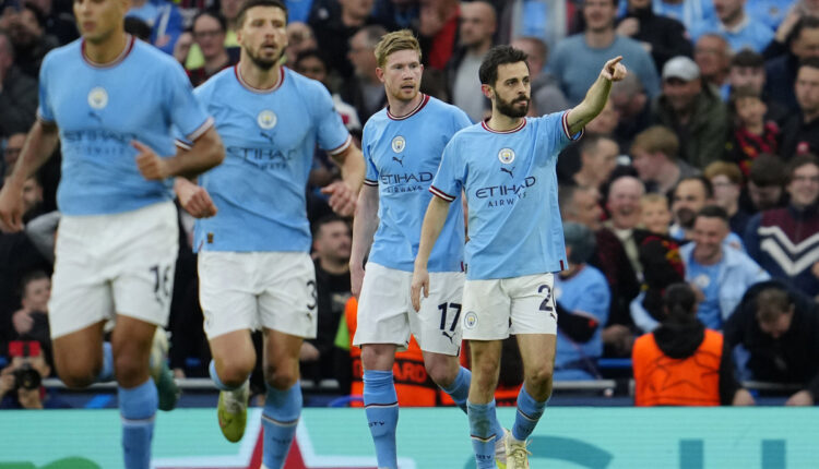 فوز مانشستر سيتي الانجليزي على ريال مريد برباعية