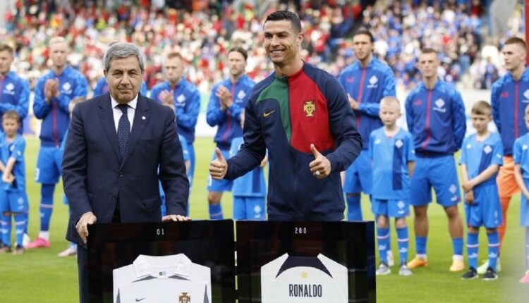 كريستيانو رونالدو يدخل موسوعة غينيس بـ 200 مباراة دولية