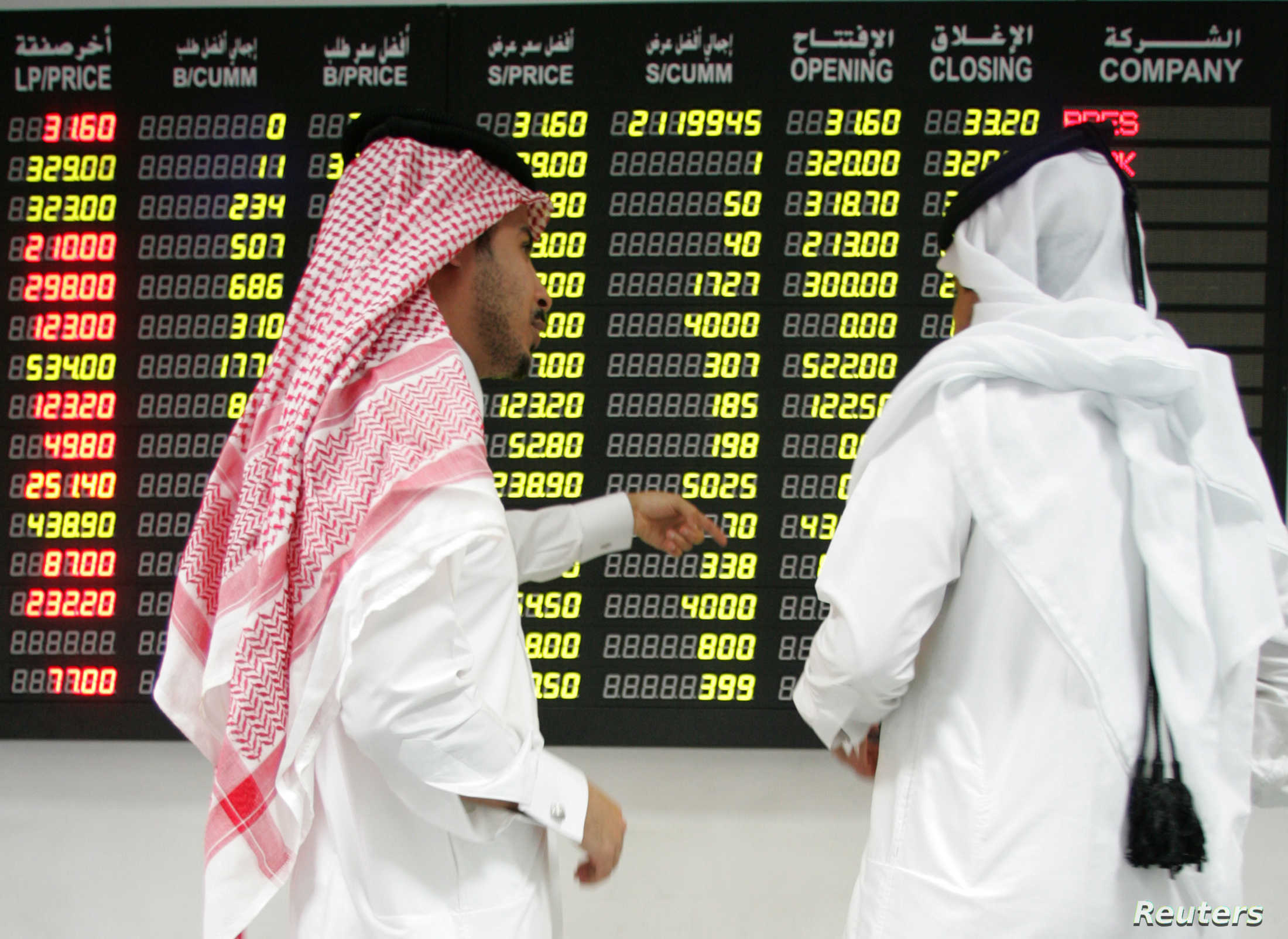 بورصة قطر ترتفع والمؤشر السعودي للتعاملات يستقر دون تغيير
