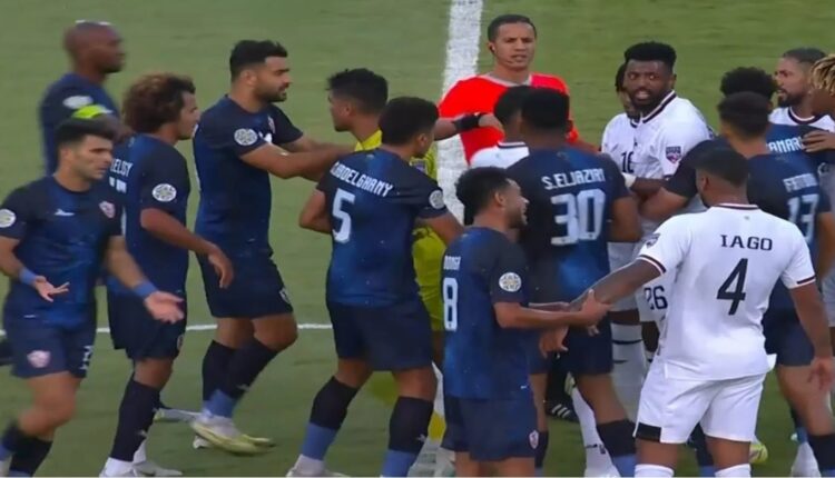اشتباكات بالأيدي في مباراة الزمالك المصري والشباب السعودي ضمن منافسات البطولة العربية