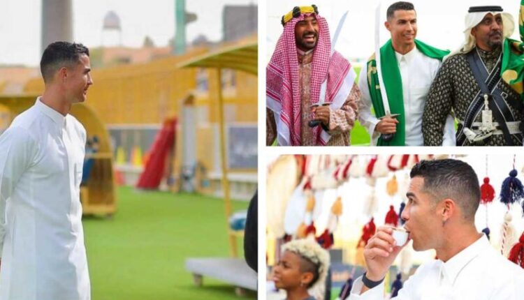 النجم البرتغالي ولاعب نادي النصر رونالدو "السعودية بلد جميل والناس طيبيون"
