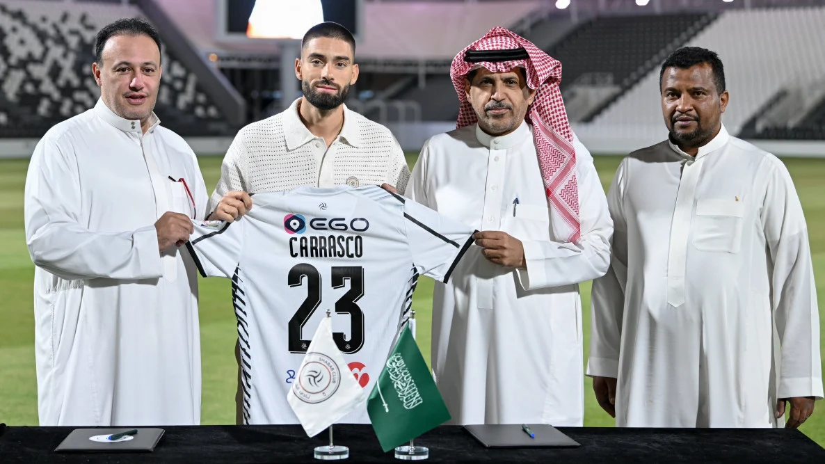 نادي الشباب السعودي يتعاقد مع لاعب أتلتيكو مدريد البلجيكي يانيك كاراسكو