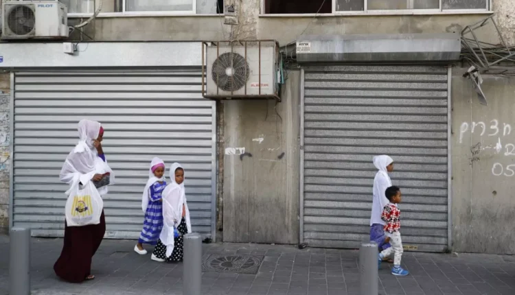 لاجئين أفارقة