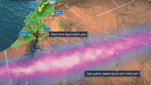 منخفض جوي يجل أمطارا غزيرة وثلوجا في لبنان وشمال بلاد الشام